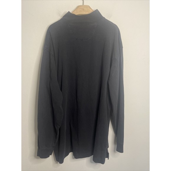 Duluth Trading Shirt Mens XL Black Long Sleeve Mock Neck Workwear Longtail T - Picture 4 of 7